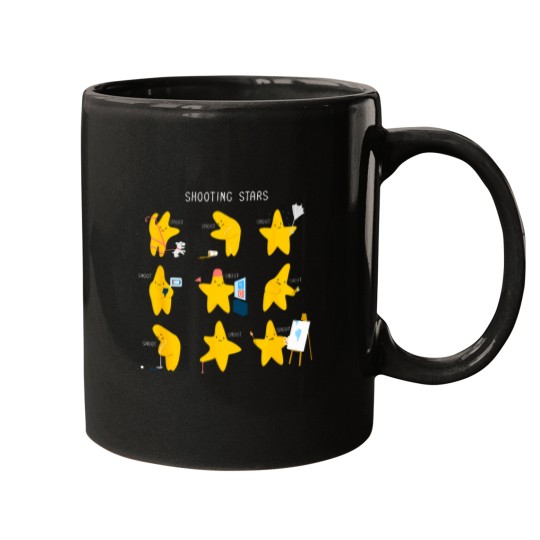 Discover Shooting-Stars-Funny-Apparel-T-Shirt Mugs