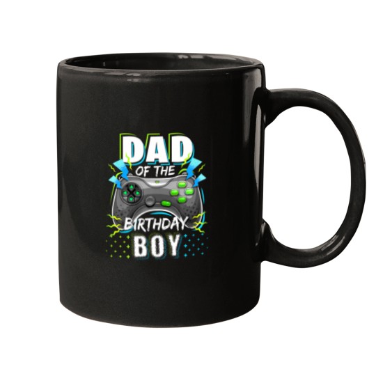 Discover Dad Of The Birthday Boy Matching Video Gamer Birthday Party Mugs