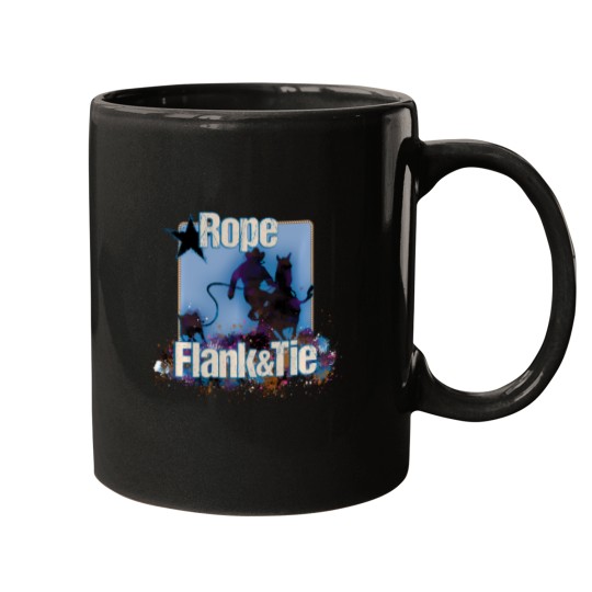 Discover Calf Roping Calf Roper Rodeo Rope Flank And Tie Novelty Mugs