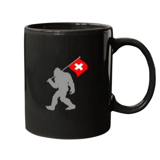 Discover Suisse Or Swiss Flag On Switzerland Flag Mugs