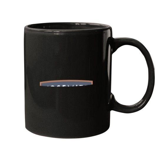 Discover yosemite national park logo embl delightful em Mugs