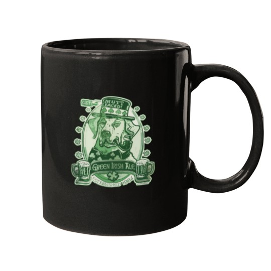 Discover 47 Green Irish Ale Label Mugs