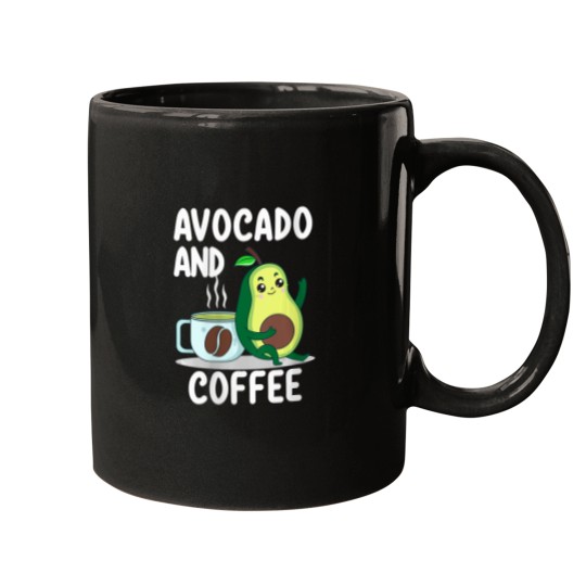 Discover Womens Avocado And Coffee Lover Gift Keto Vegan Vegetarian Avocado209 Michael Scott The Office Tv Show Yesh. Black White Mugs
