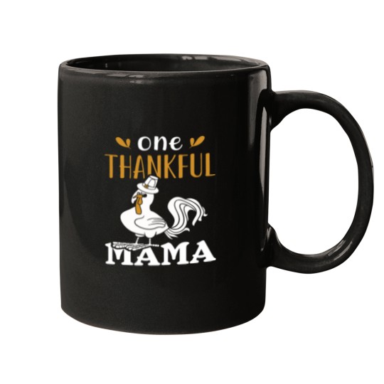 Discover Thanksgiving I Am The Mama Turkey, I Am The Mama TurkeyPremium Thanksgiving Gift Essentia Mugs
