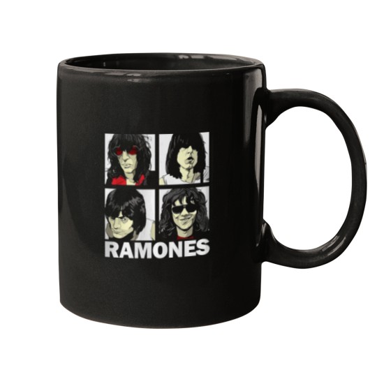 Discover Boxing Rooster<<ramones ramoness ramonee, ramones T-Shirts Heavyweight T-shirt Youth - Black, Mugs
