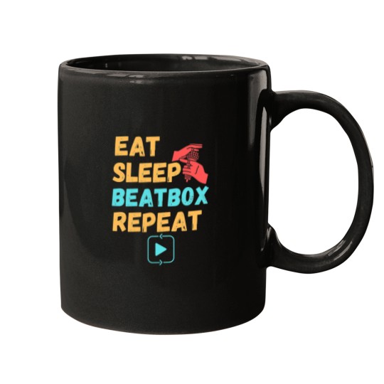 Discover Eat Sleep Beatbox Repeat (7) Mugs