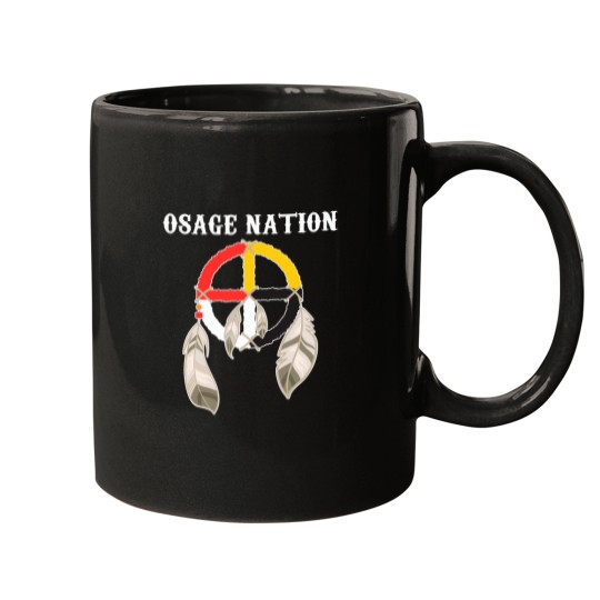 Discover Osage Nation Indian Medicine Wheel T-Shirt Mugs