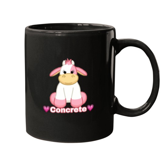 Discover Webkinz Pink Concrete Cow Meme  Sticker 5145 Mugs