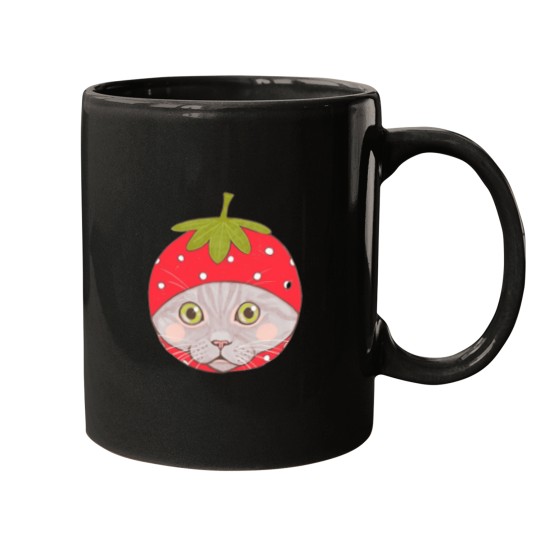 Discover Strawberry Cat Mugs