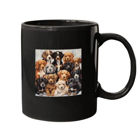 Discover A-Lot-Of-Puppies T-Shirt Mugs