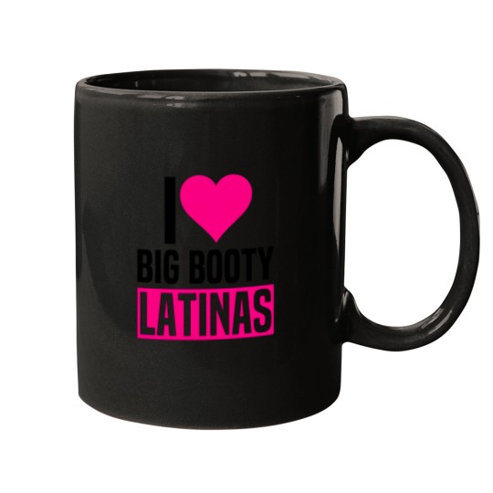 Discover I-Love-Big-Booty-Latinas-Funny-Valentines-Day-Latinas T-Shirt Mugs