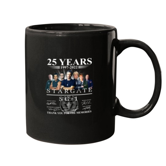 Discover Stargate SG1 25 years 1997-2022 Thanks you for the memories Mugs