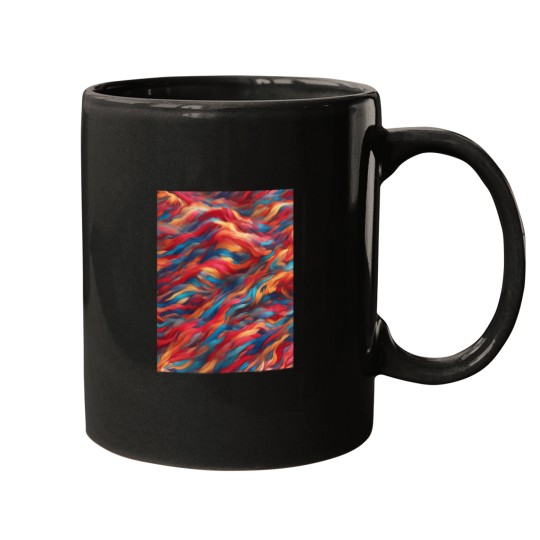 Discover Marvelous-Colorful-Line-Pattern-(9) T-Shirt Mugs