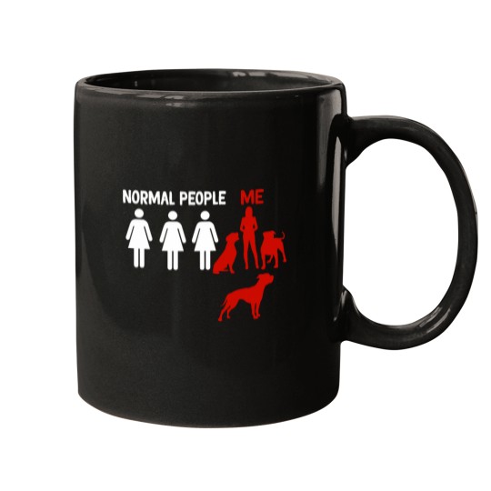 Discover funny American bulldog normel pepole me Mugs