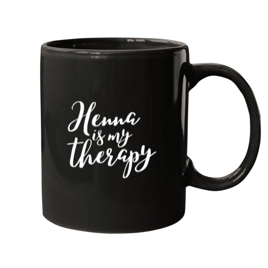 Discover Henna is my therapy Mugs