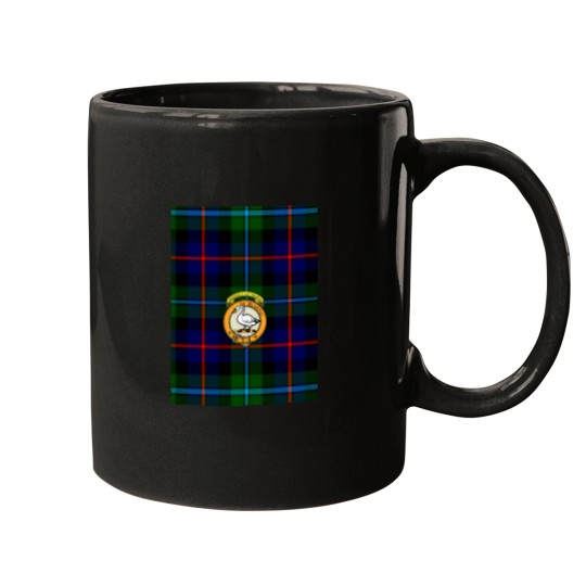 Discover Campbell of Cawdor Scottish Tartan and Crest Mugs