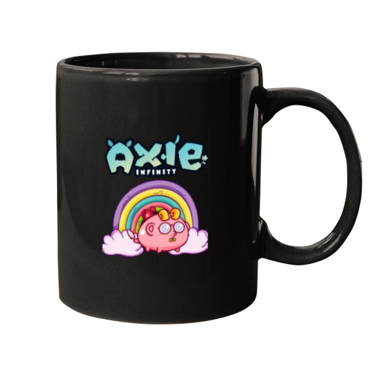Discover Cloudy rainbows Axie Infinity Mugs