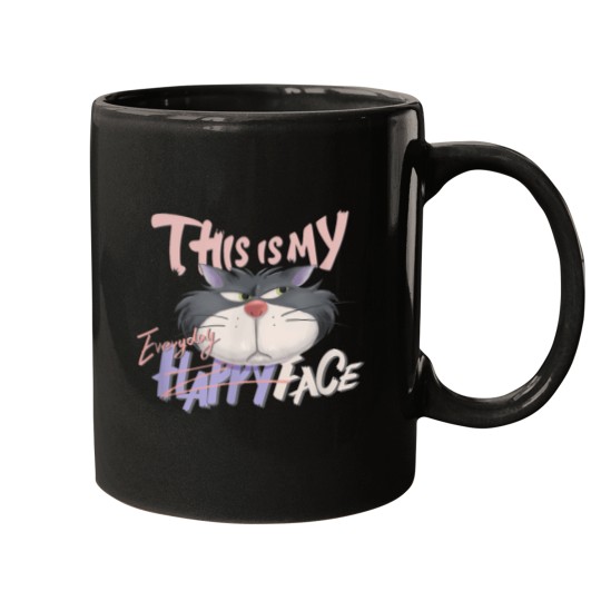 Discover Disneyyy-Villains-Lucifer-This-Is-My-Everyday-Happy-Face-Logo-T-Shirt Mugs