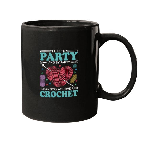 Discover I Like To Py And By Py I Mean Stay At Home And Crochet Mugs