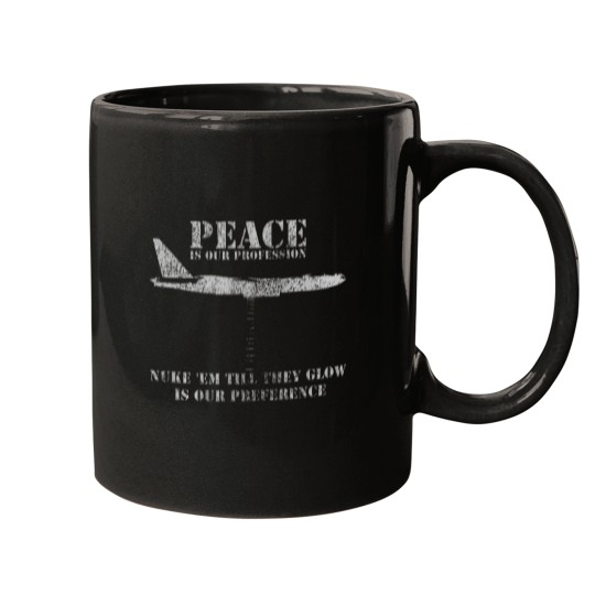Discover Retro-B52-Bomber-Plane-Funny-Nuke-Saying-T-Shirt Mugs