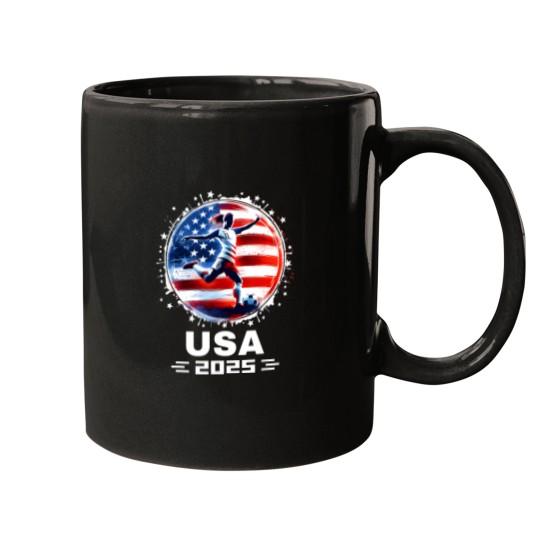 Discover Womens Soccer American Flag Soccer Apparel Soccer 2025 Mugs