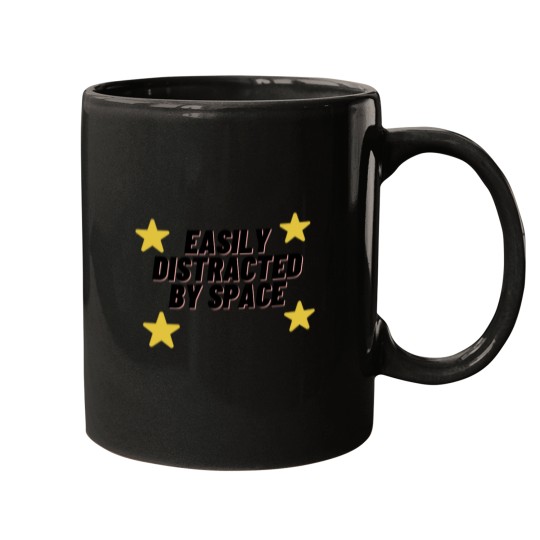 Discover Easily Distracted by spaces Mugs