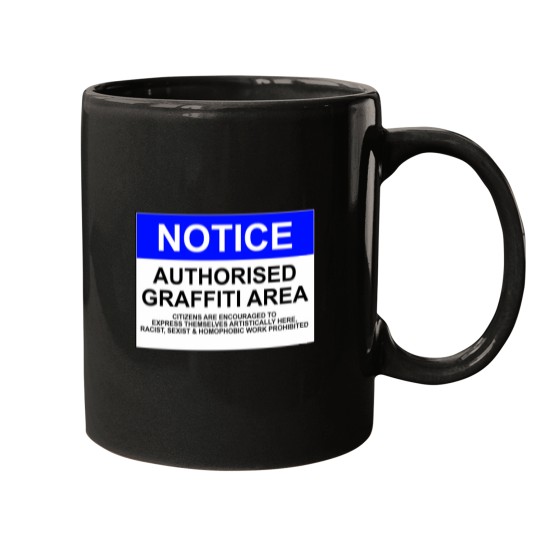 Discover Authorised Graffiti Area Mugs