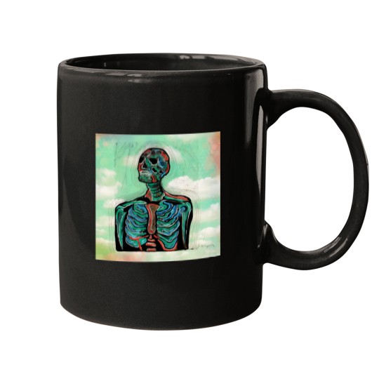 Discover Skeleton geli print Mugs
