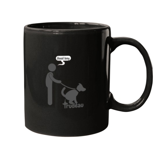 Discover Trudeau Dog 2 Mugs