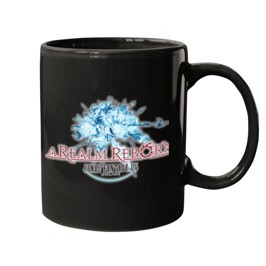 Discover 7717 Final Fantasy Xiv A Realm Reborn Logo T-Shirt Mugs
