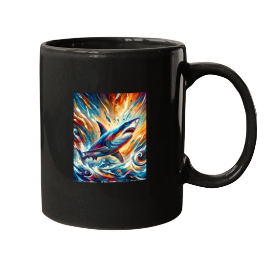 Discover Color Pop Shark Mugs