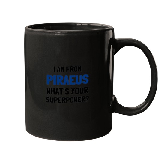 Discover I am from Praeus whats your superpower Mugs