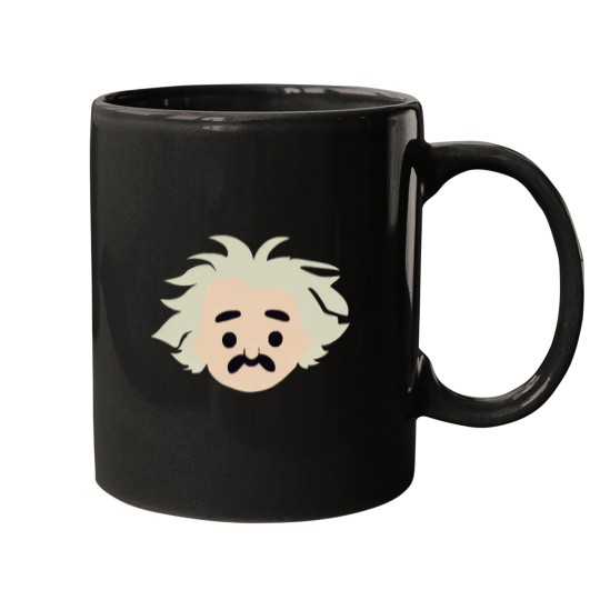 Discover Little Albert Einstein bobblehead with white hair Mugs