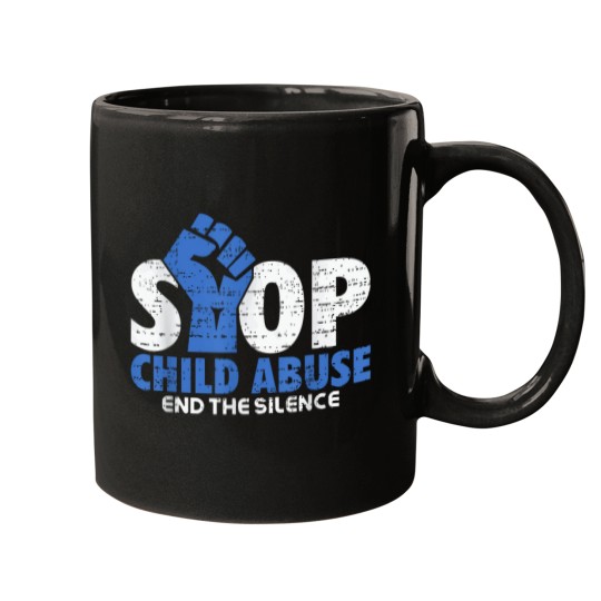Discover Stop-Child-Abuse-Child-Abuse-Prevention-Awareness-Pinwheel-T-Shirt Mugs