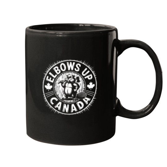 Discover Elbows Up Canada Mugs