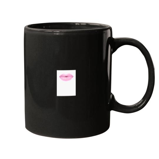 Discover Soft Pink Cute Thick Lips Watercolor Painting Baseball ¾ Sleeve Mugs