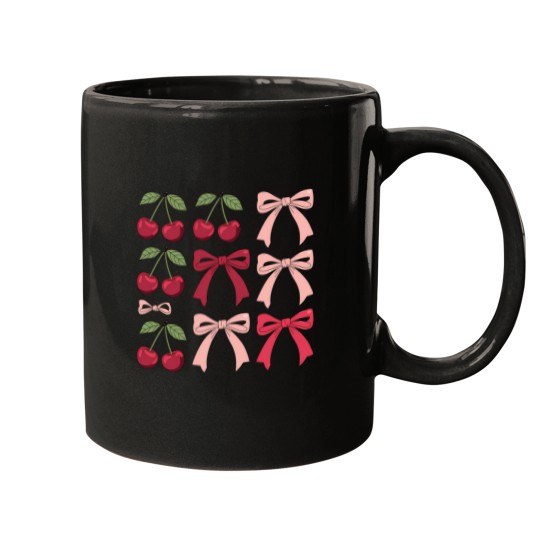 Discover Bows And Cherries skeleton bike160png Mugs