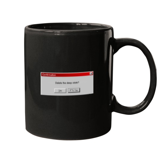 Discover Delete The Deep State Sticker 4427 Mugs