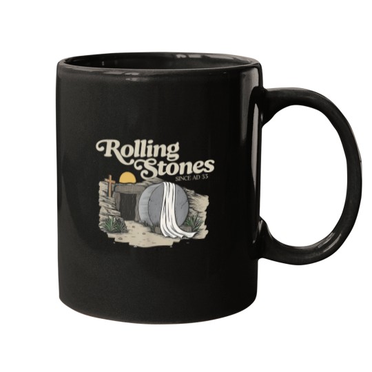 Discover the tone wa rolled away he i alive retro chritian eater 15 Mugs