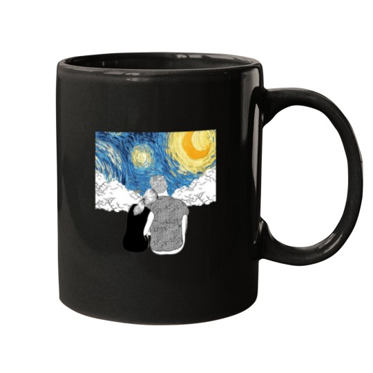Discover Love-In-A-Starry-Night-Van-GoghFunny-Gift-For-Van-Gogh-Lovers-And-Fine-Art-Lovers Mugs