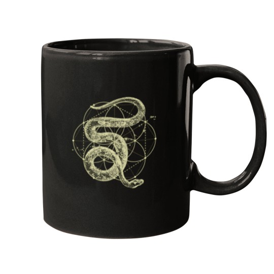 Discover The Dharma Store Sacred Geometry Seed Of Life Snake Mugs