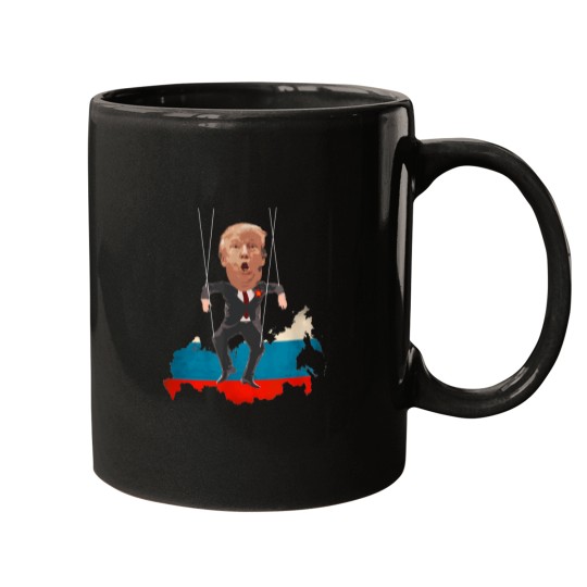 Discover Not-My-President---Donald-Trump-Is-A-Russian-Puppet-T-Shirt Mugs