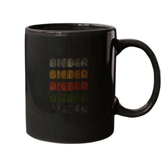 Discover Love-Heart-Bieber-Tee-Grunge-Vintage-Style-Black-Bieber-Pullover-Hoodie T-Shirt Mugs