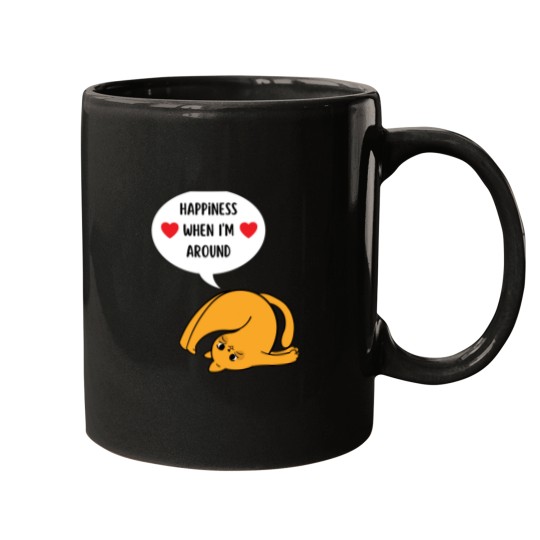Discover Happiness-Is-A-Day-Spent-Hiking-With-My-Cat-Happiness-when-Im-aroundfunny-cat Mugs