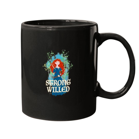 Discover Brave---Merida-Strong-Willed-T-Shirt Mugs