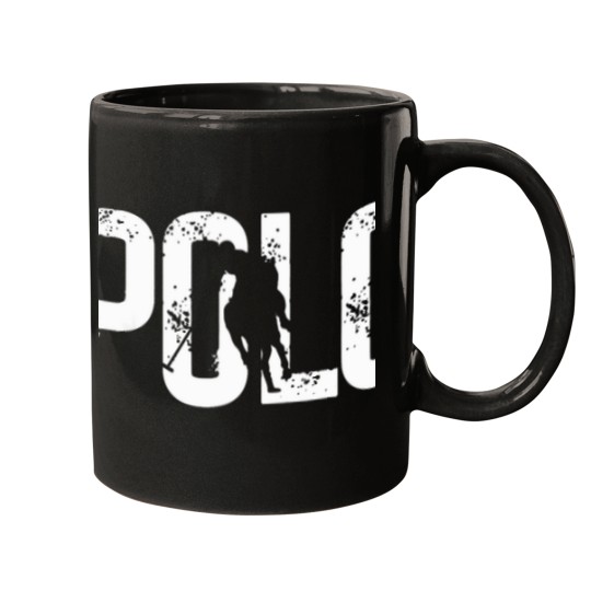Discover Polo-Players-Horseback-Riding-Horse-Equestrian-Sports-T-Shirt Mugs