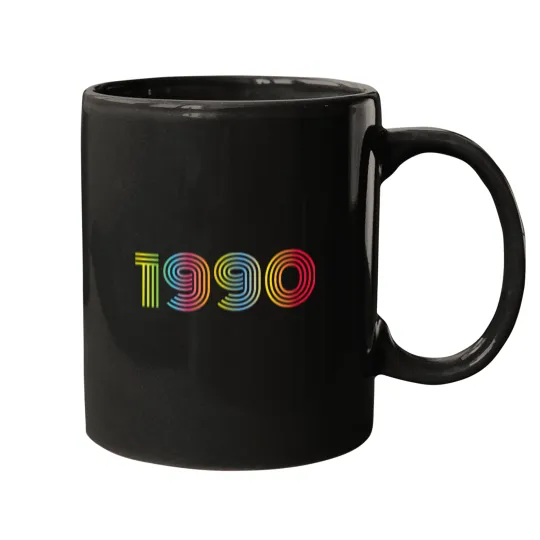 Discover Funky 1990 Original Vintages Birthday Est Edition 1990 Mugs