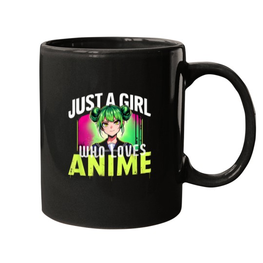 Discover Just A Girl Who Loves Anime Anime Lover Mugs