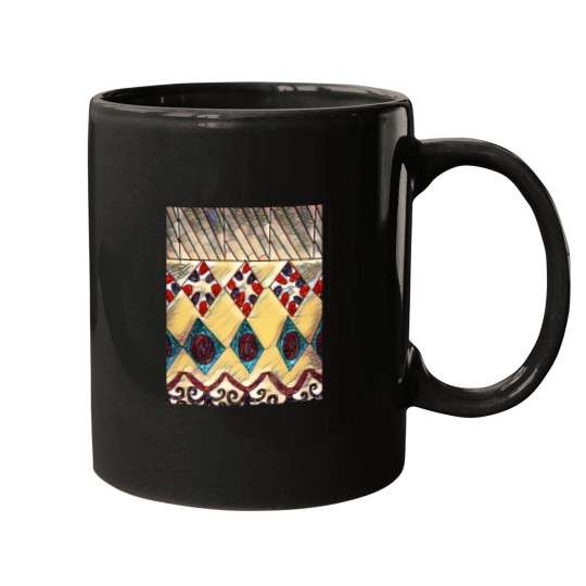 Discover Glass-Patterns-Art-(2) T-Shirt Mugs