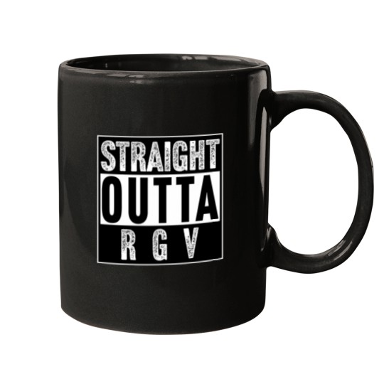 Discover Simple Â€Œstraight Outta Rgvâ€ Graphic Mugs